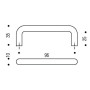 Poignée fil A95 2196 Polyamide - ASSA ABLOY BEZAULT