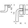 Levier de fermeture 1911 + gâche à plat - ASSA ABLOY BEZAULT