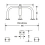 Barrière de parking rabattable TUB 1000