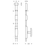 Crémone à bouton 332 - ASSA ABLOY BEZAULT