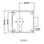 Serrure carré 5364 pour cylindre européen - ASSA ABLOY VACHETTE