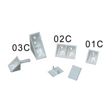 Lot de 100 Taquets et couvercles SYSTEMTAC 24 x 23 x 23 mm Blanc