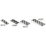 Lot de 260 coins de calage crantés KDS - PRUNIER