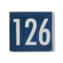 Plaquette de rue - NOVAP