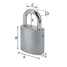 Cadenas série "G" sans protecteur - MUL-T-LOCK