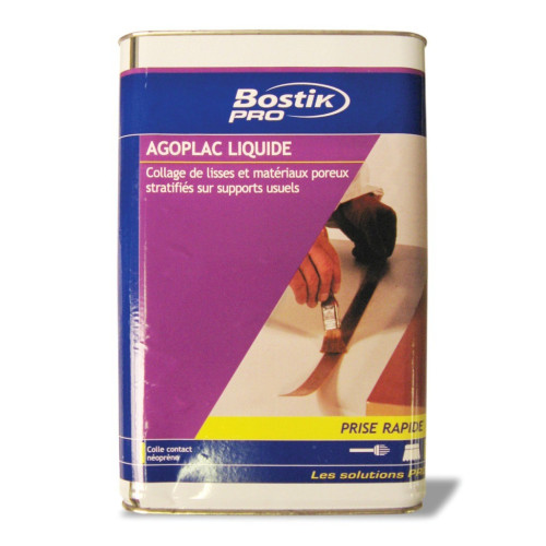 Colle bois AGOPLAC liquide - BOSTIK