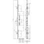 Serrure genouillère pour profils aluminium MA70 39 MM - METALUX