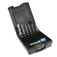Coffret 6 forets taraudeurs fraiseurs + Porte embout - TIVOLY
