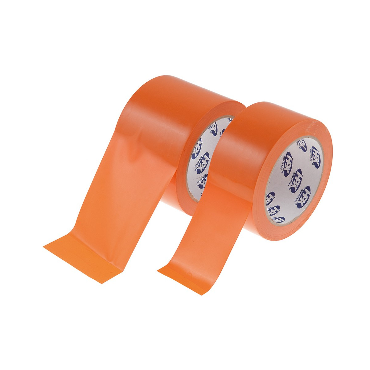 Jembal- Lot 6 rouleaux rubans adhésif PVC orange de chantier 33 m/m x 50  mètres masquage pienture, btp, bâtiment, isolant électricité