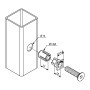 Fixation QUICK-FIX pour le métal - LOCINOX