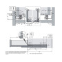 Coulisse à sortie totale touche lache 30 Kg EB 20 - HETTICH