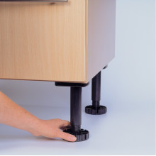 Pieds de meuble en ABS KORRECT - HETTICH
