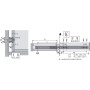 Coulisse à super extension KA 290 pour montage en rainure - HETTICH