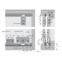 Kit de coulissage de porte par le haut SlideLine 56, 2 portes - HETTICH