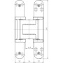Paumelle TECTUS TE540 3D A8 - SIMONSWERK