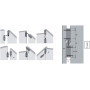 Ferrure de suspension MultiClip - HETTICH