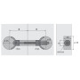 Raccord de plan de travail AVB 5 - HAFELE