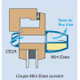Entrée d'air Autoréglable acoustique Mini ESEA - 15m3/h - ANJOS