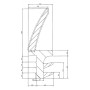 Joint de calfeutrement sur dormant L 411 - KISO