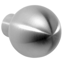 Bouton de meuble boule inox