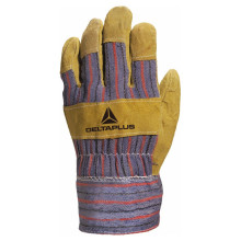 Gants bovin DOCKER croûte toile - DELTA PLUS