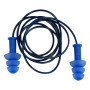 10 paires de bouchons d'oreilles silicone avec cordon - DELTA PLUS