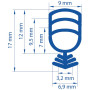 Joint Universeal® Plus spécial PVC - FRANCE CALFEUTRAGE