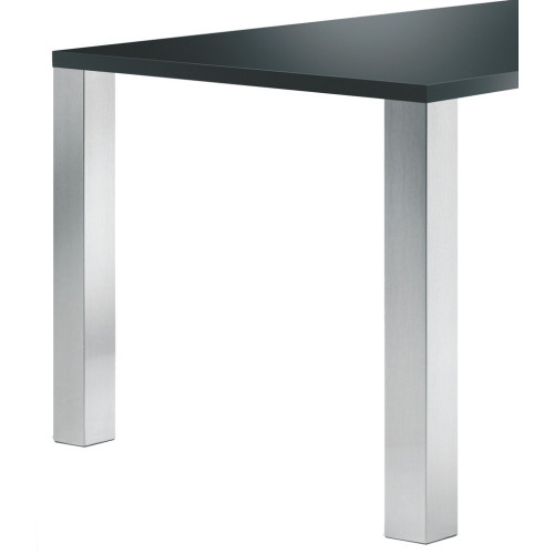 Jeu de 4 pieds de table 80x80 sur platine - CAMAR