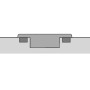 Charnière intermat 9936, ouverture 95° base 12,5 - HETTICH