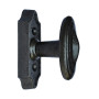 Bouton de fenêtre N°6 sur rosette N°1 - FONDERIE ROLLINGER