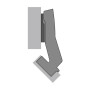 Charniére à boitier Sensys 8639i W45 angle d'ouverture 95° - HETTICH