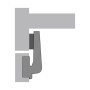 Charniére à boitier Sensys 8639i W90 angle d'ouverture 95° - HETTICH