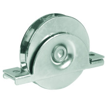 Roue pour portail coulissant monture à support intérieur 2 roulements gorge V - IBFM