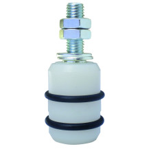 Rouleau guide en nylon pour portail coulissant - IBFM