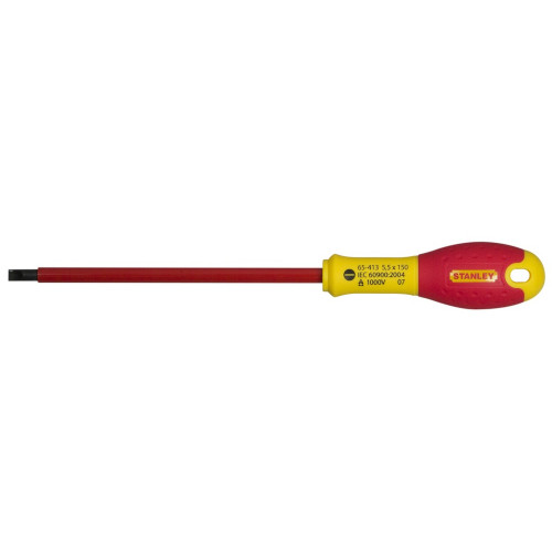 Tournevis FATMAX électricien isolé pour vis à fente - STANLEY