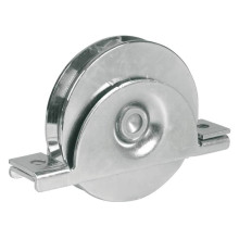 Roue pour portail coulissant avec support intérieur 1 roulement gorge ronde Ø 20 - IBFM