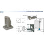 Pivot et plaque inférieur avec sphère - IBFM