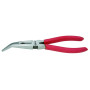 Pince bec demi-rond coudé - KS TOOLS