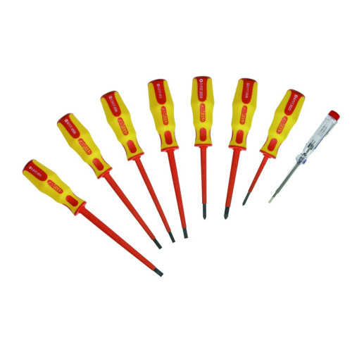 Jeu 8 Tournevis électricien isolé - KS TOOLS