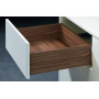 Coulisse QUADRO 4D PUSH TO OPEN sortie totale - HETTICH