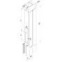 Poignée cuvette pour coulissant alu rénovation 8298 - CROISEE DS
