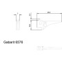 Gabarit pour réglage des gâches - CROISEE DS
