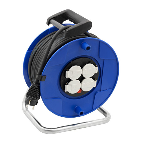 Enrouleur de câble 4 prises 3G1,5 BAT-PRO H07RN-F - BRENNENSTUHL