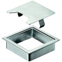 Passe-câbles carré inox - HAFELE
