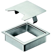 Passe-câbles carré inox - HAFELE