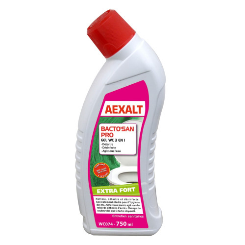 Gel nettoyant pour WC BACTO'SAN PRO AEXALT 750 ML - AEXALT