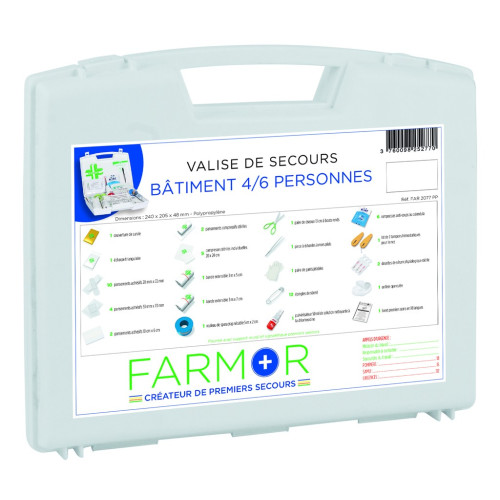 Trousse de secours 4/6 personnes FARMOR