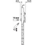 Ferrure de suspension pour amoire
