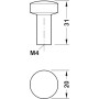Bouton de meuble rond - HAFELE