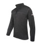 Pull de travail col montant zip noir - CONCEPT BONNEMAILLE
